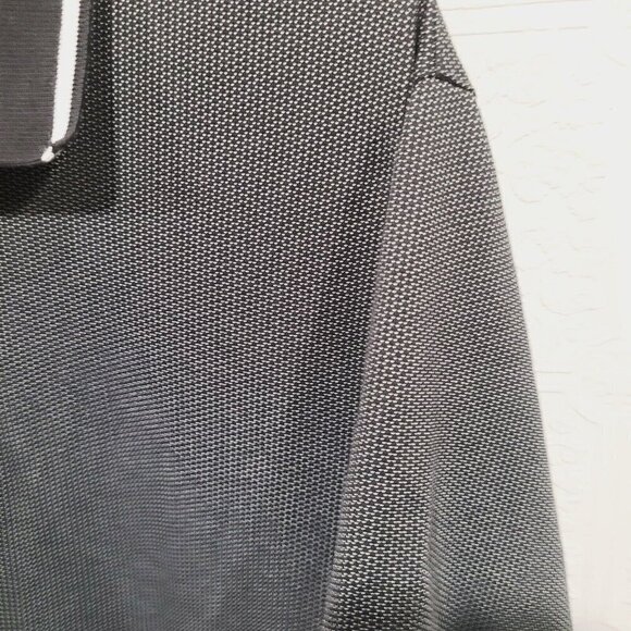 Ted Baker Mens Polo Shirt Black White with Solid Trims Polo in XL Preowned - Picture 5 of 8